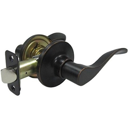 Marquee Protection Tru-Guard Reversible Bergamo Wave Lever Passage Lockset - Aged Bronze MA3242940